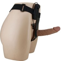 Harness Briefs and Vibrating Dildo for Ultimate Pleasure