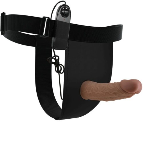 Harness Briefs and Vibrating Dildo for Ultimate Pleasure