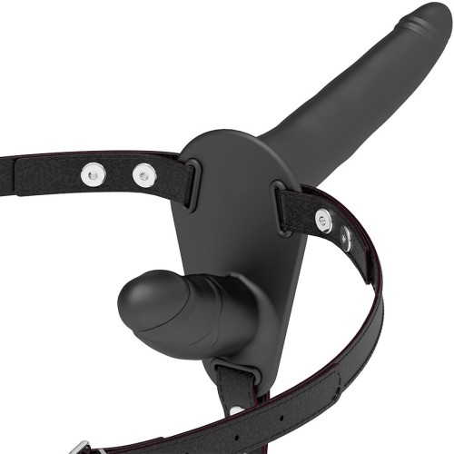Double Penetration Black Harness - Explore Your Desires