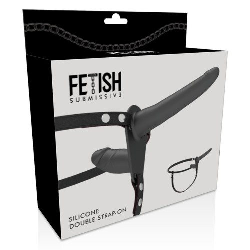 Double Penetration Black Harness - Explore Your Desires