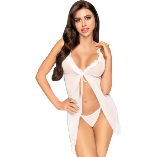 Penthouse Babydoll After Sunset White S/M