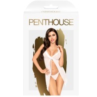Penthouse Babydoll After Sunset White S/M