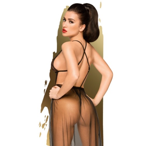 Penthouse Best Foreplay Black Peignoir L/XL