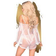 Penthouse Lip Smacker Babydoll L/XL - Sexy and Elegant