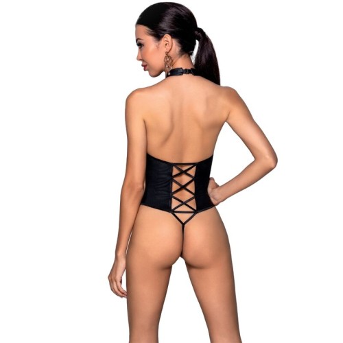 Passion - Sexy Eco Leather Bodysuit for Women