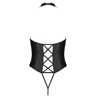 Passion - Sexy Eco Leather Bodysuit for Women