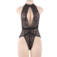 Sublime Deep V Lace Teddy for Irresistible Elegance