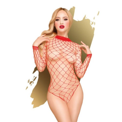 Penthouse Scandalous Teddy Red S/M/L for Seductive Moments