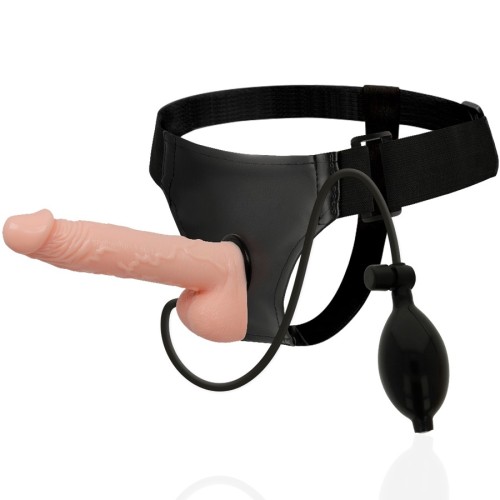 Peter Harness with Inflatable Cock 18 cm