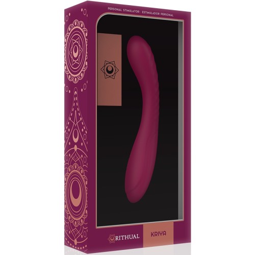 Ritual Kriya G-Spot Stimulator Rechargeable Orchid