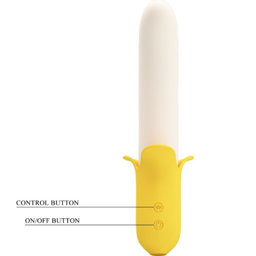 Banana Geek Super Power 7 Vibraciones Up&down Silicona Negro
