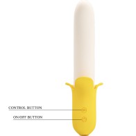 Banana Geek Super Power 7 Vibraciones Up&down Silicona Negro
