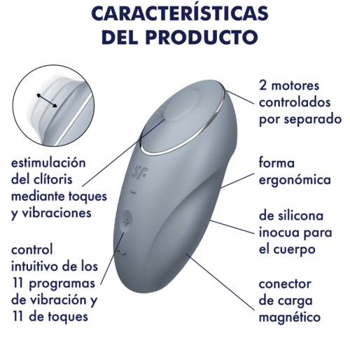Satisfyer Tap & Climax 1 para Placer Intensificado