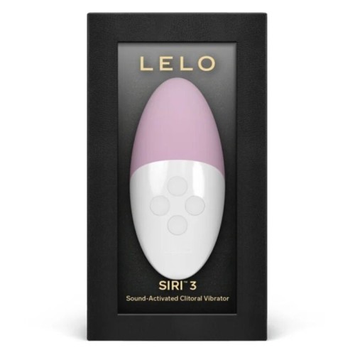 Masajeador De Clitoris Activado Por Sonido Siri 3 Rosa