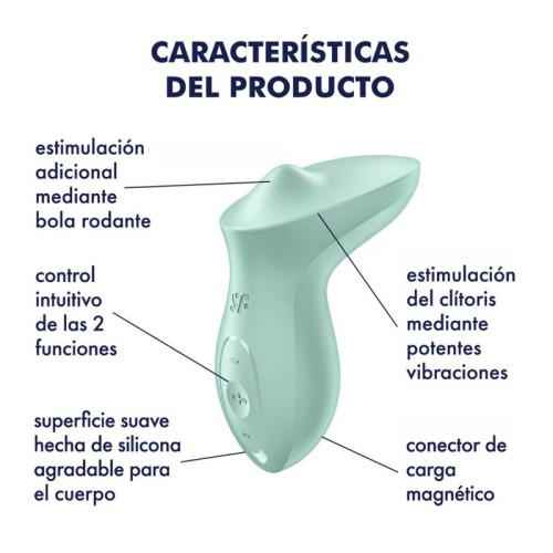 Satisfyer Exciterrr Vibrador Lay-on Clítoris Menta