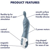 Satisfyer Amazing 2 G-Spot Vibrator for Deep Pleasure