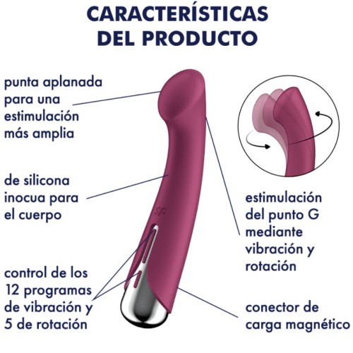 Satisfyer Spinning G-sport 1 | Vibrador Con Rotación