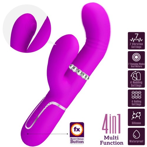 Pretty Love - Vibrador Punto G Multifunción Fucsia para Placer Definitivo
