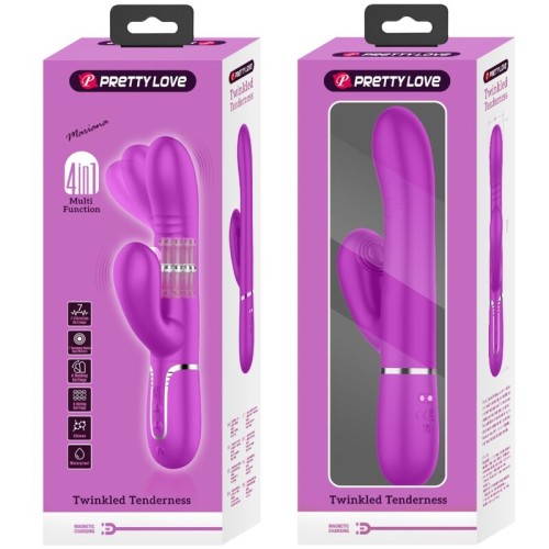 Pretty Love - Vibrador Punto G Multifunción Fucsia para Placer Definitivo