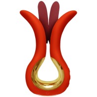 Gvibe Maxi Vibrator Dual Stimulation Coral