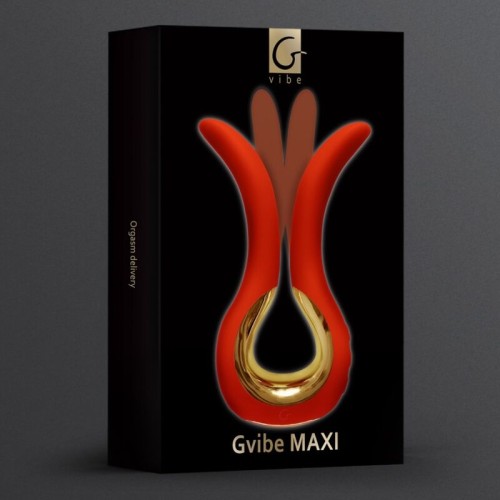 Gvibe Maxi Vibrator Dual Stimulation Coral