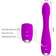 Vibrador de Electroshock Pretty Love Hector Controlado por App Violeta