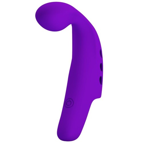 Pretty Love Gorgon Rechargeable Finger Vibrator Purple