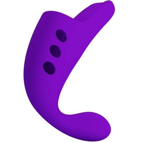 Pretty Love Gorgon Rechargeable Finger Vibrator Purple