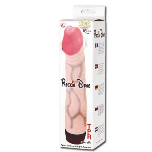 Rockin Dong Cyber Skin Dildo | Realistic Vibrator