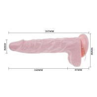 Super Rota Realistic Dildo with Strong Suction