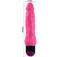 Colorful Realistic Vibrator 24 cm
