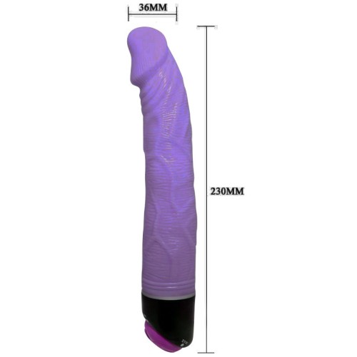 Adour Club Realistic Vibrator 23 cm Purple - Unmatched Pleasure