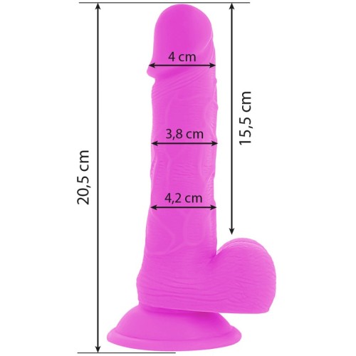 Vibrating Flexible Dildo 20.5 Cm for Ultimate Pleasure
