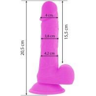 Vibrating Flexible Dildo 20.5 Cm for Ultimate Pleasure