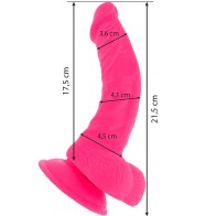 Realistic Flexible Dildo with Vibration Pink 21.5cm - Unmatched Pleasure