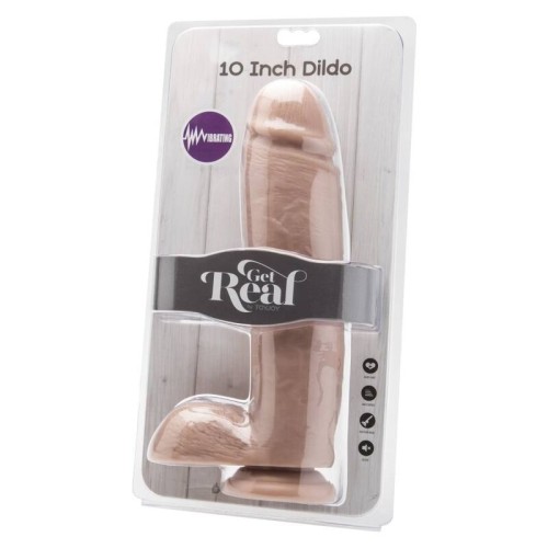 Get Real Vibrator with Testicles 25.5 cm