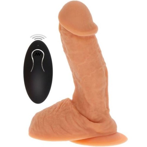 Realistic Natural Silicone Vibrating Dildo