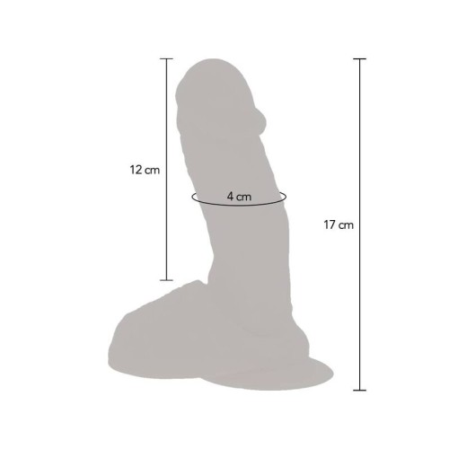 Realistic Natural Silicone Vibrating Dildo