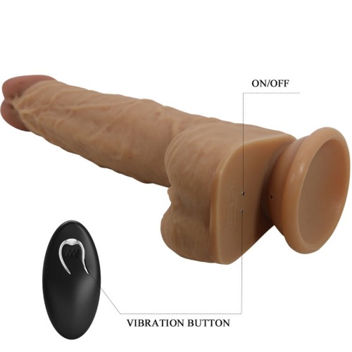 Pretty Love - Jonathan Dildo Silicona con Vibraciones - Placer Supremo