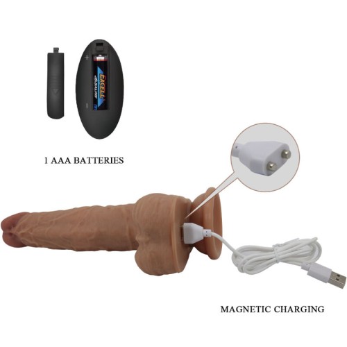 Pretty Love - Jonathan Silicone Dildo with Vibrations - Ultimate Pleasure
