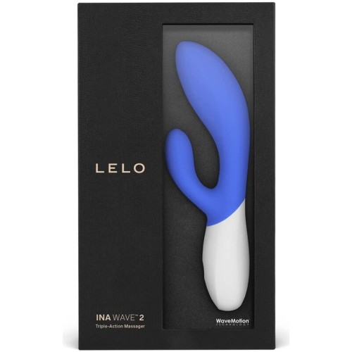 Ina Wave 2 Vibrador de Lujo Movimiento Especial Azul