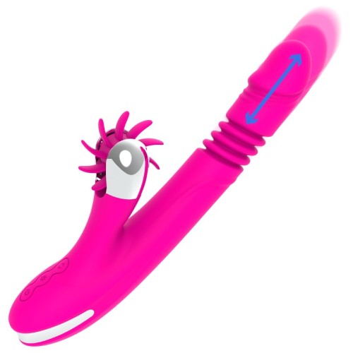 Bunny Up & Down 24 Cm Vibrator with Multi-Functional Features