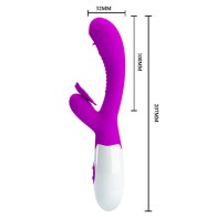 Pretty Love Rabbit Vibrator - Licking & Vibrating