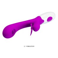 Pretty Love Rabbit Vibrator - Licking & Vibrating