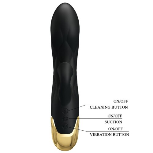 Pretty Love Vibrador De Lujo Bañado En Oro Negro