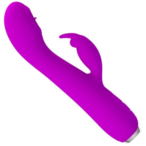 Pretty Love - Rachel Vibrador Recargable Con Ondas Estimuladoras Morado para Placer Oral Definitivo