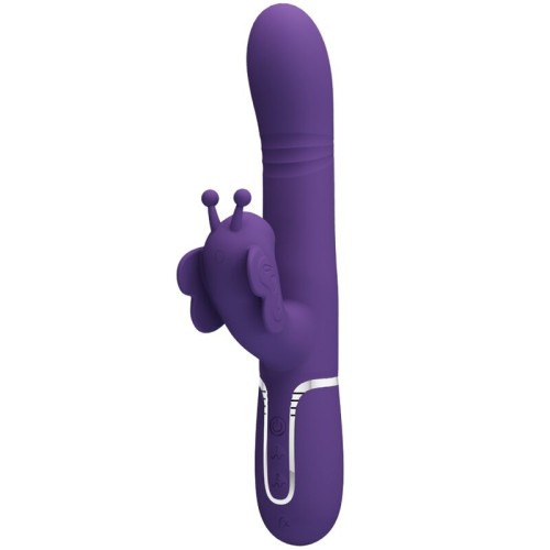 Pretty Love 4 In 1 Butterfly Rabbit Vibrator Purple
