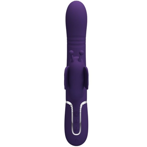 Pretty Love 4 In 1 Butterfly Rabbit Vibrator Purple