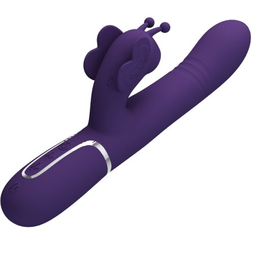 Pretty Love 4 In 1 Butterfly Rabbit Vibrator Purple