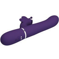Pretty Love 4 In 1 Butterfly Rabbit Vibrator Purple